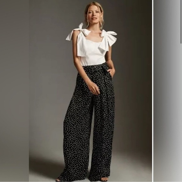 Anthropologie Dresses & Skirts - 🔥NWT Anthropologie Polka Dot Maxi Skirt - Black and White🔥